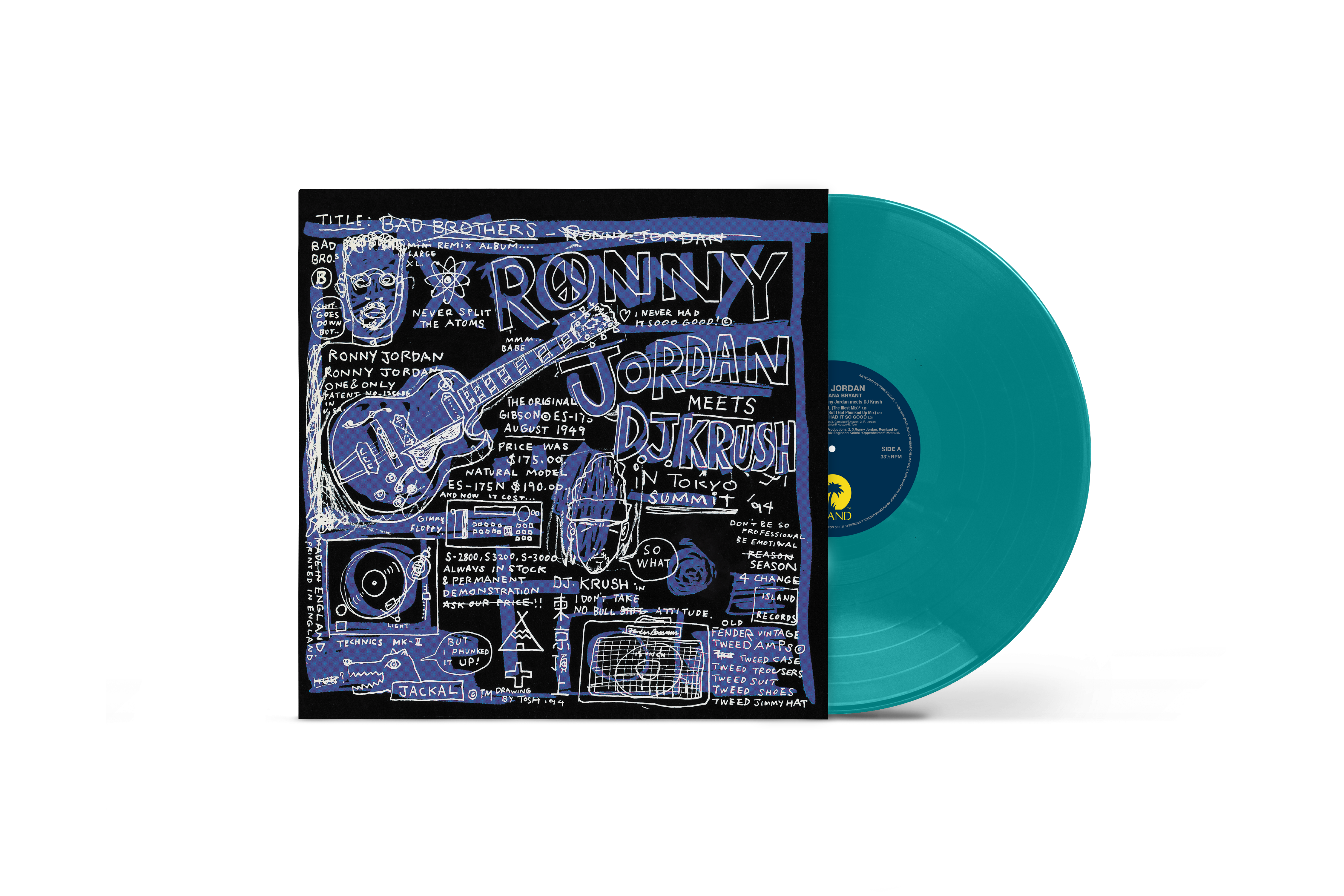 Ronny Jordan & DJ Krush - Bad Brothers: Limited Edition Teal Vinyl