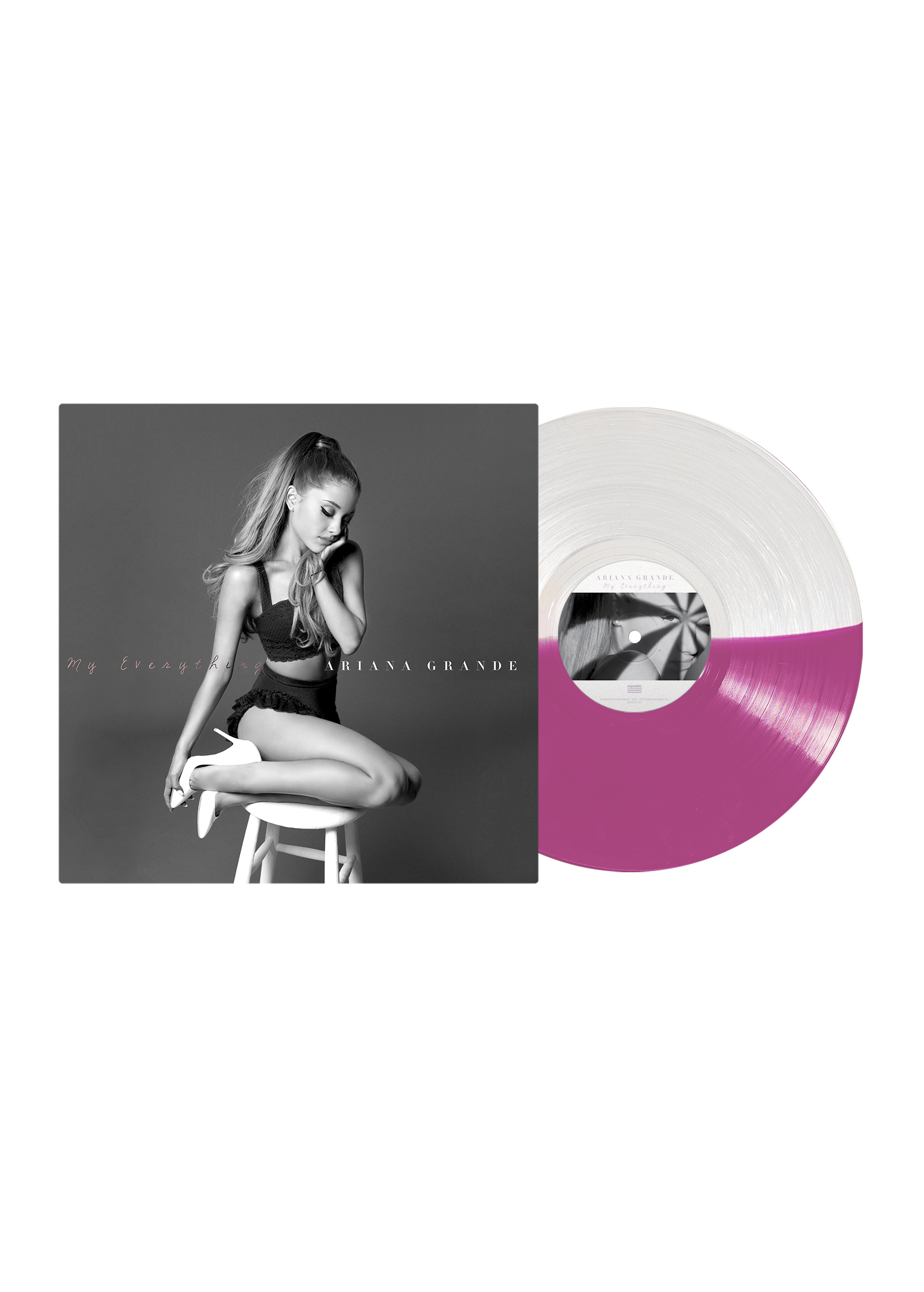 Ariana Grande - my everything lp (half clear/purple) - Island Records