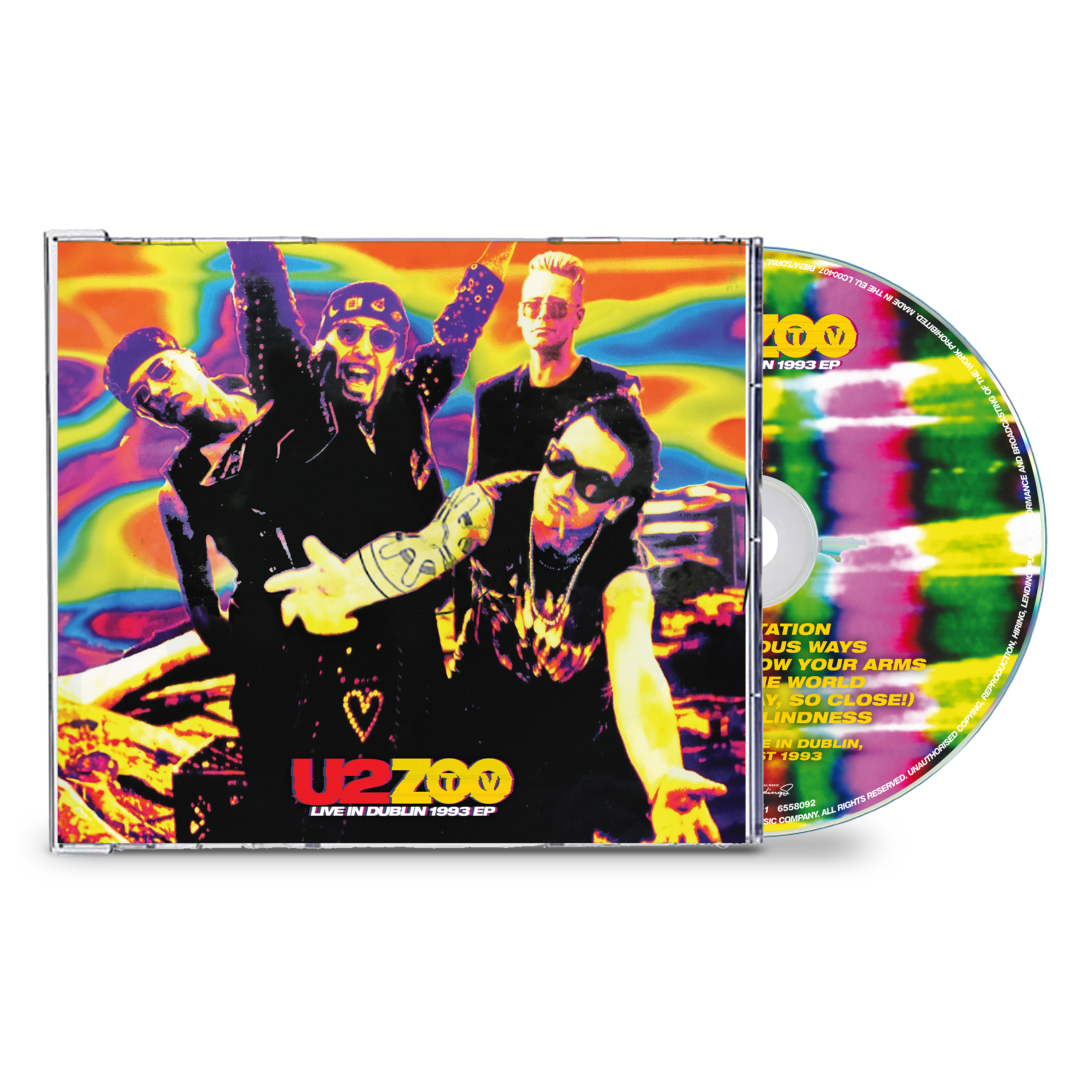 U2 - ZOO TV - Live In Dublin 1993 EP: CD - Island Records