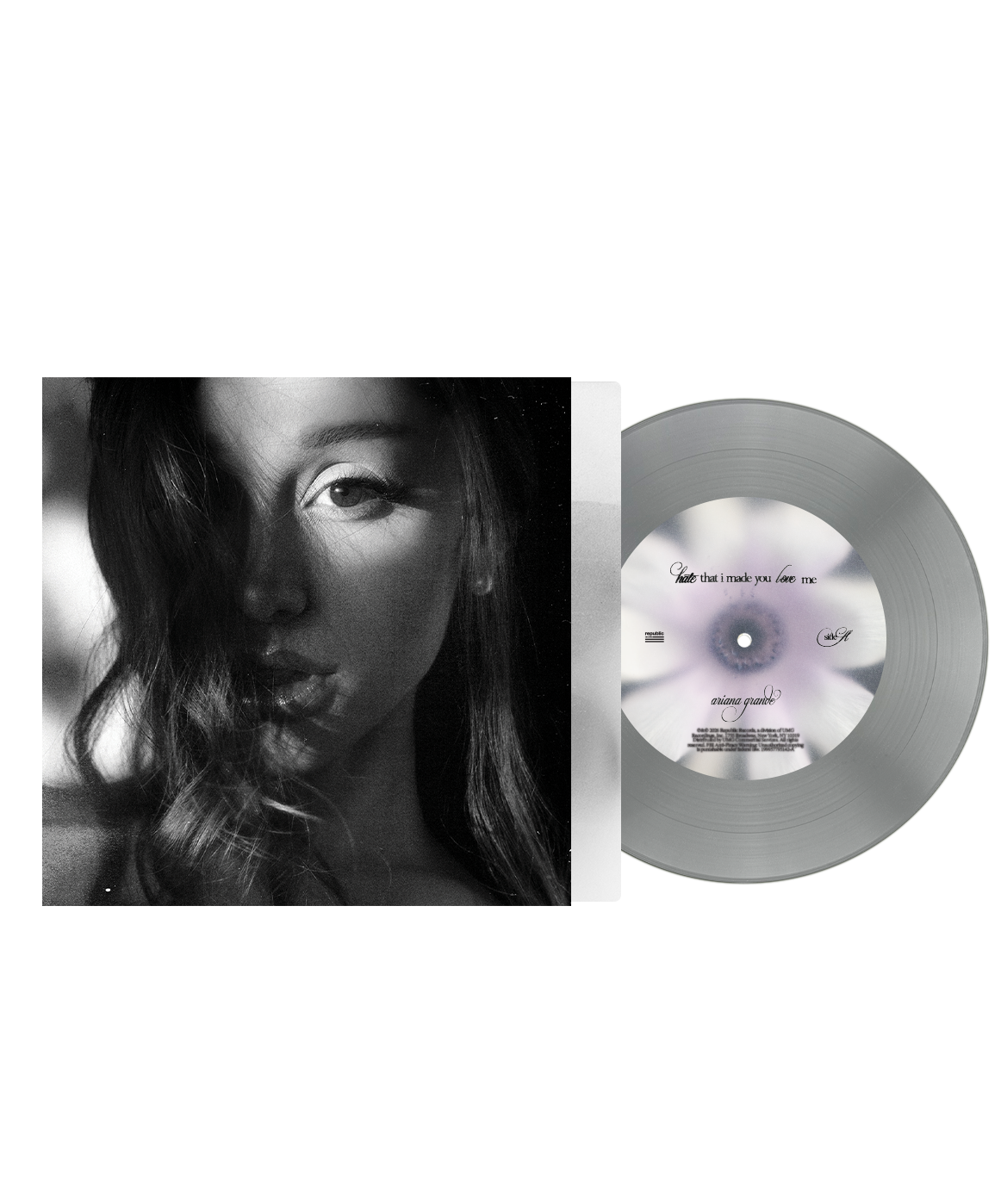 Ariana Grande - hate that i made you love me - fluffy tail gray 7"