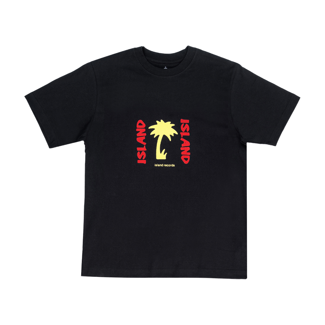 Island Records - Black Front Palm T-shirt