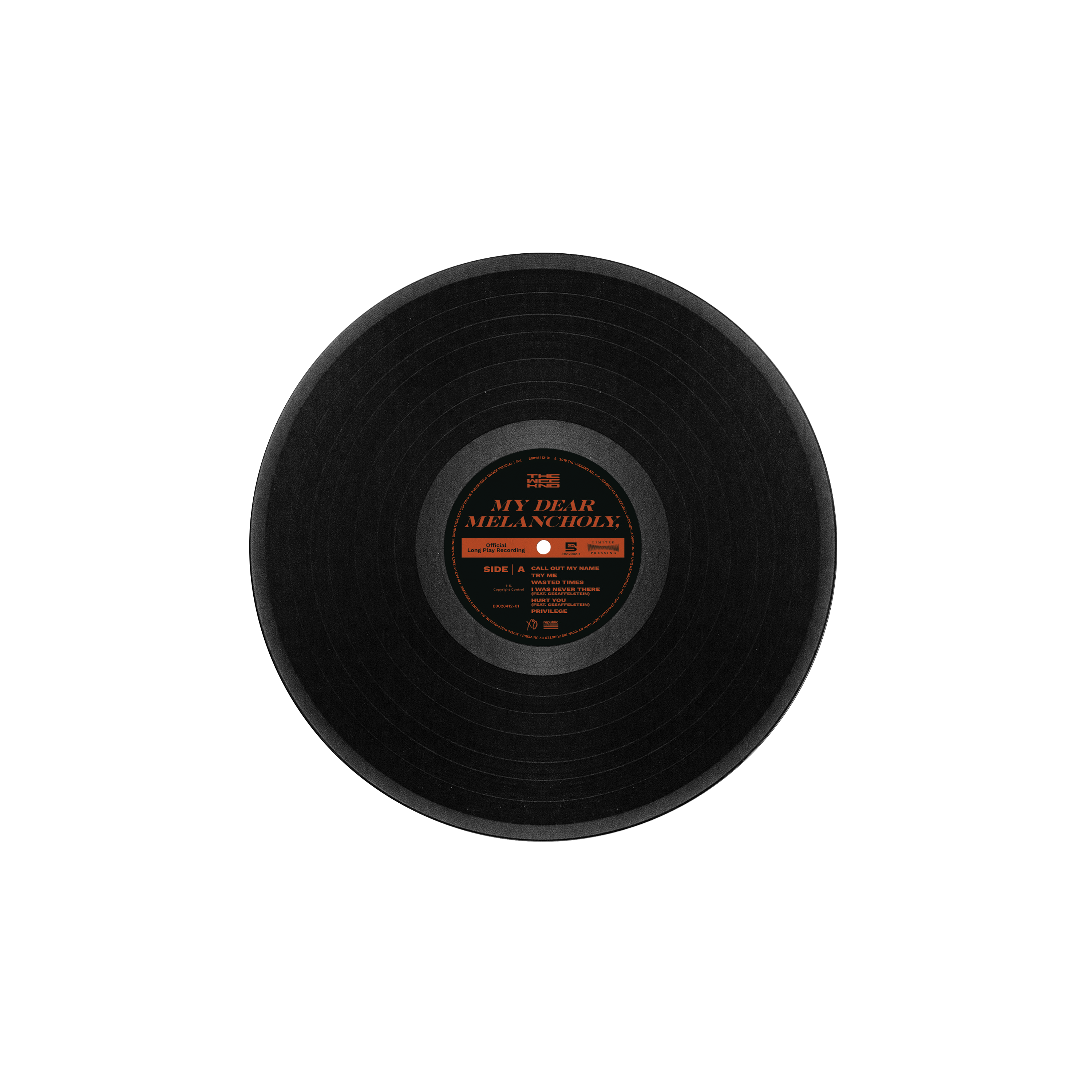 The Weeknd - My Dear Melancholy, 1LP