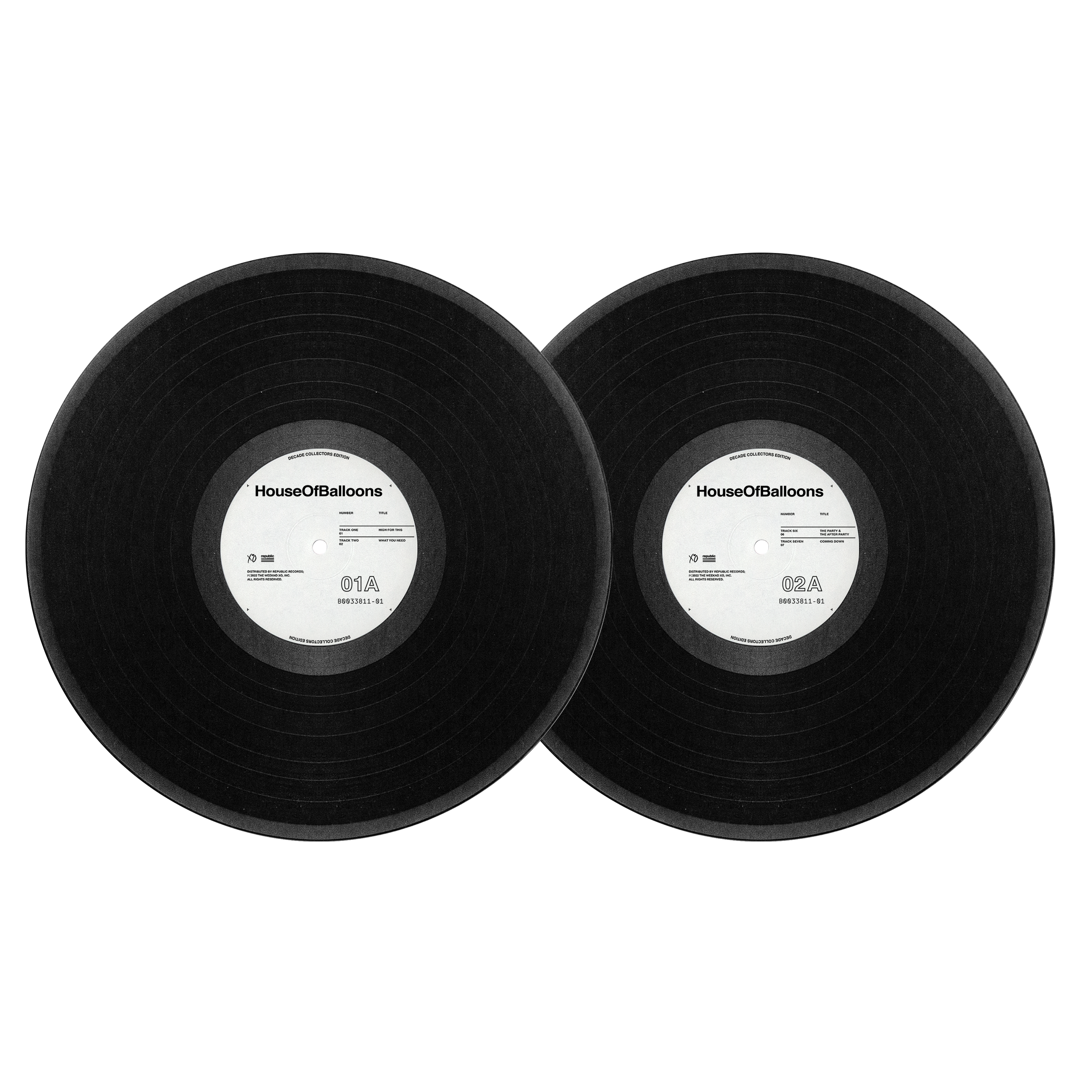 The Weeknd - HOUSE OF BALLOONS DECADE COLLECTOR’S EDITION 2LP