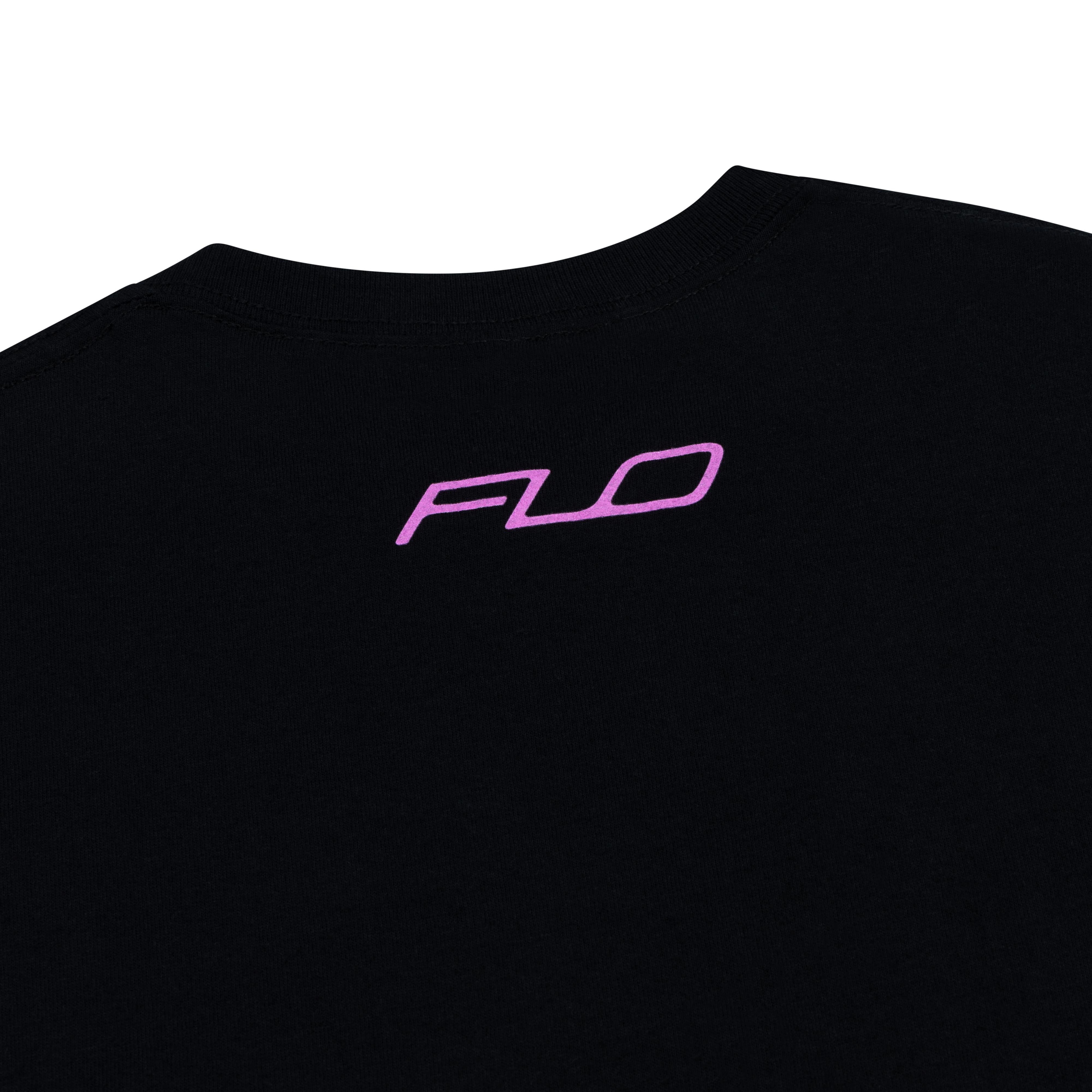 FLO - 1-800-PSYCNTSLAY Black Tee