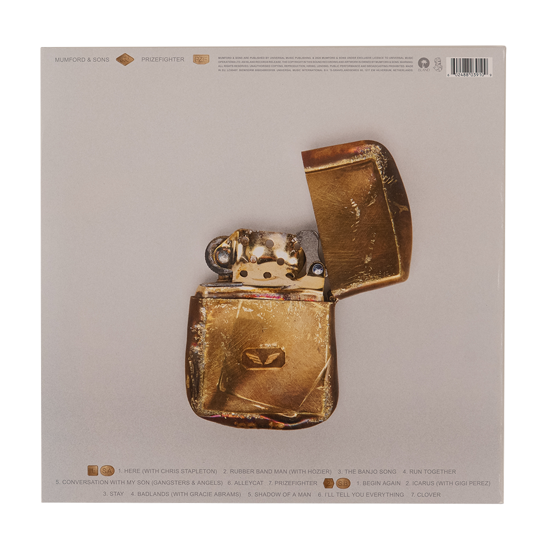 Mumford & Sons - Prizefighter: 'Clover' Black On Clear Vinyl