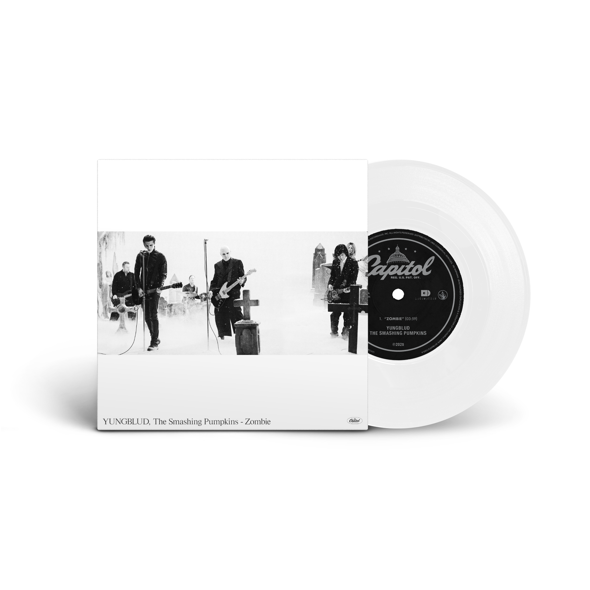 YUNGBLUD - Zombie: 7" White Vinyl LP