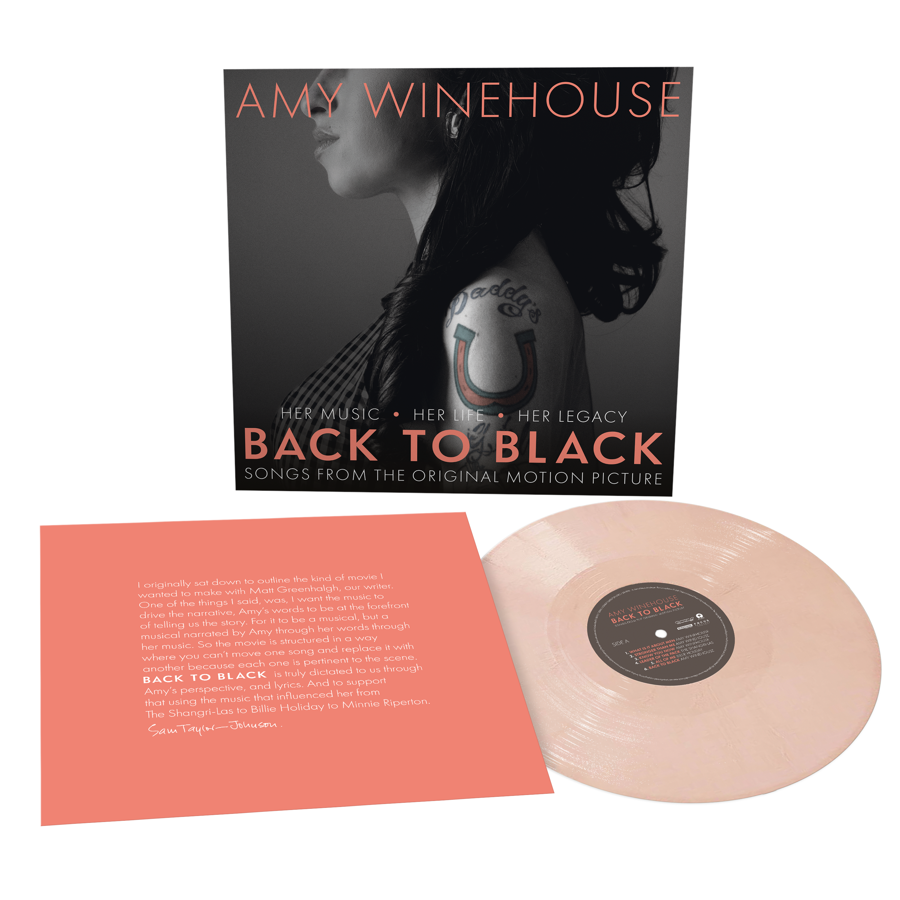 Original Soundtrack - Back To Black - Songs from the Original Motion Picture: Exclusive Peach Vinyl LP