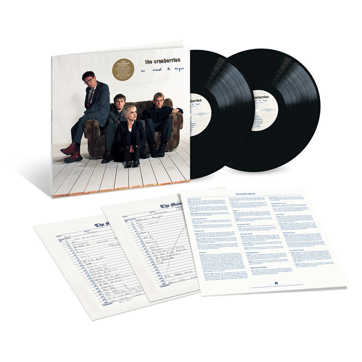 The Cranberries - No Need To Argue (30th Anniversary): 2LP - Island Records