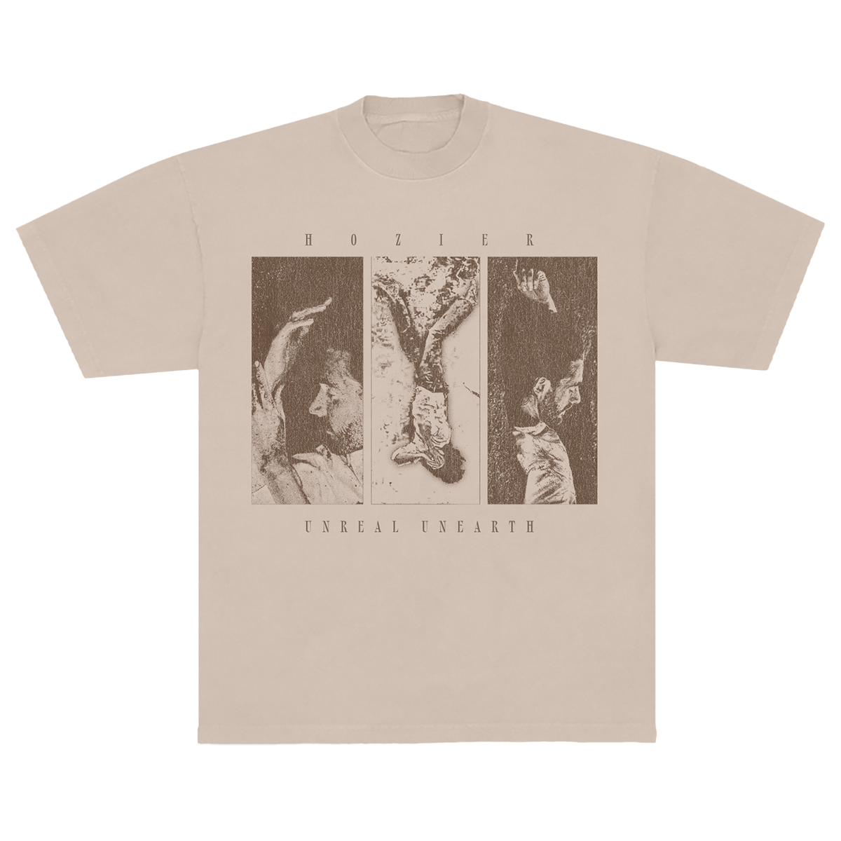 Hozier - Unreal Unearth Tour 2025 Sand T-Shirt