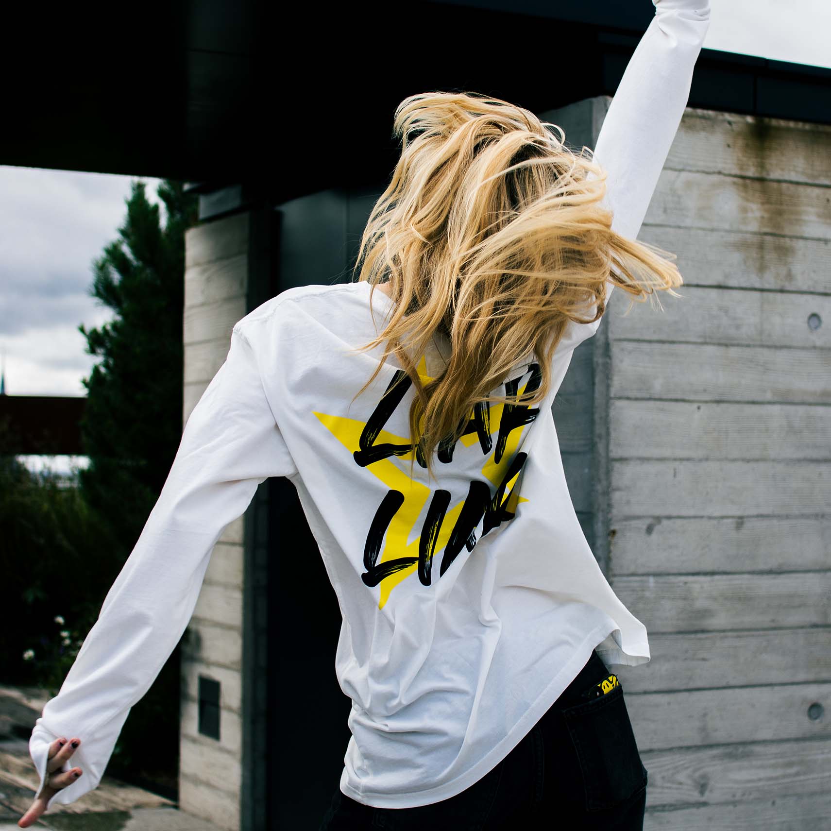 Dylan - Liar Liar Off White Long Sleeve T-shirt