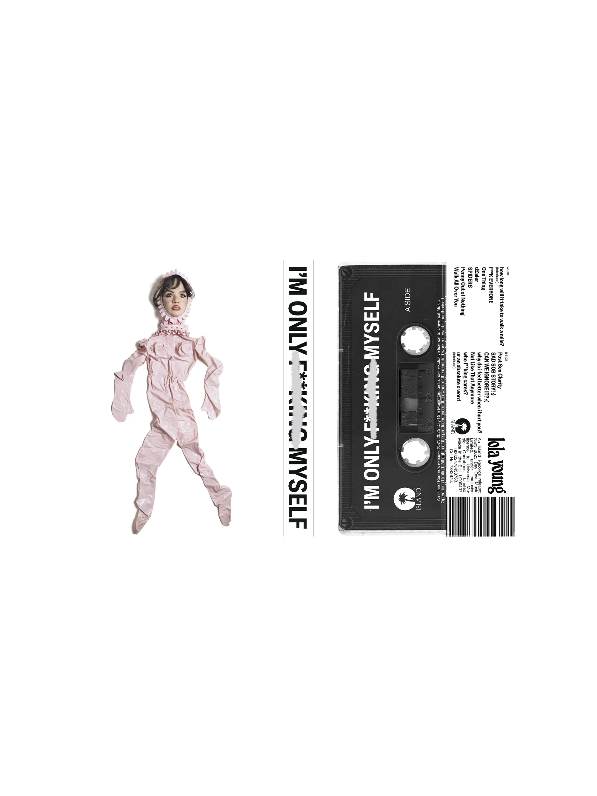 Lola Young - I'm Only F**king Myself: 'Deflated Doll' Cassette (Limited & Exclusive Artwork)