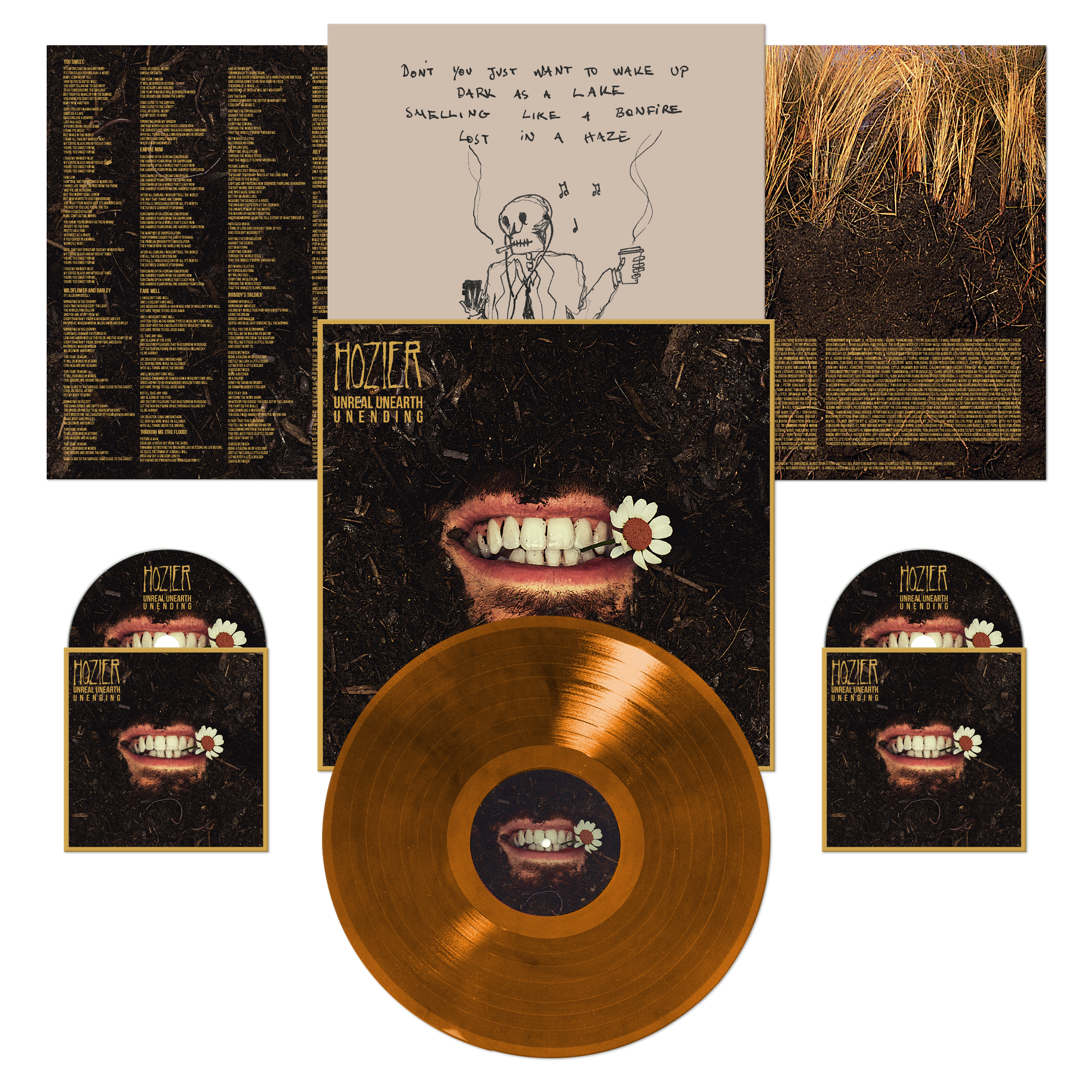 Hozier - 'Unreal Unearth: Unending' Companion Version Raw Ochre 1LP