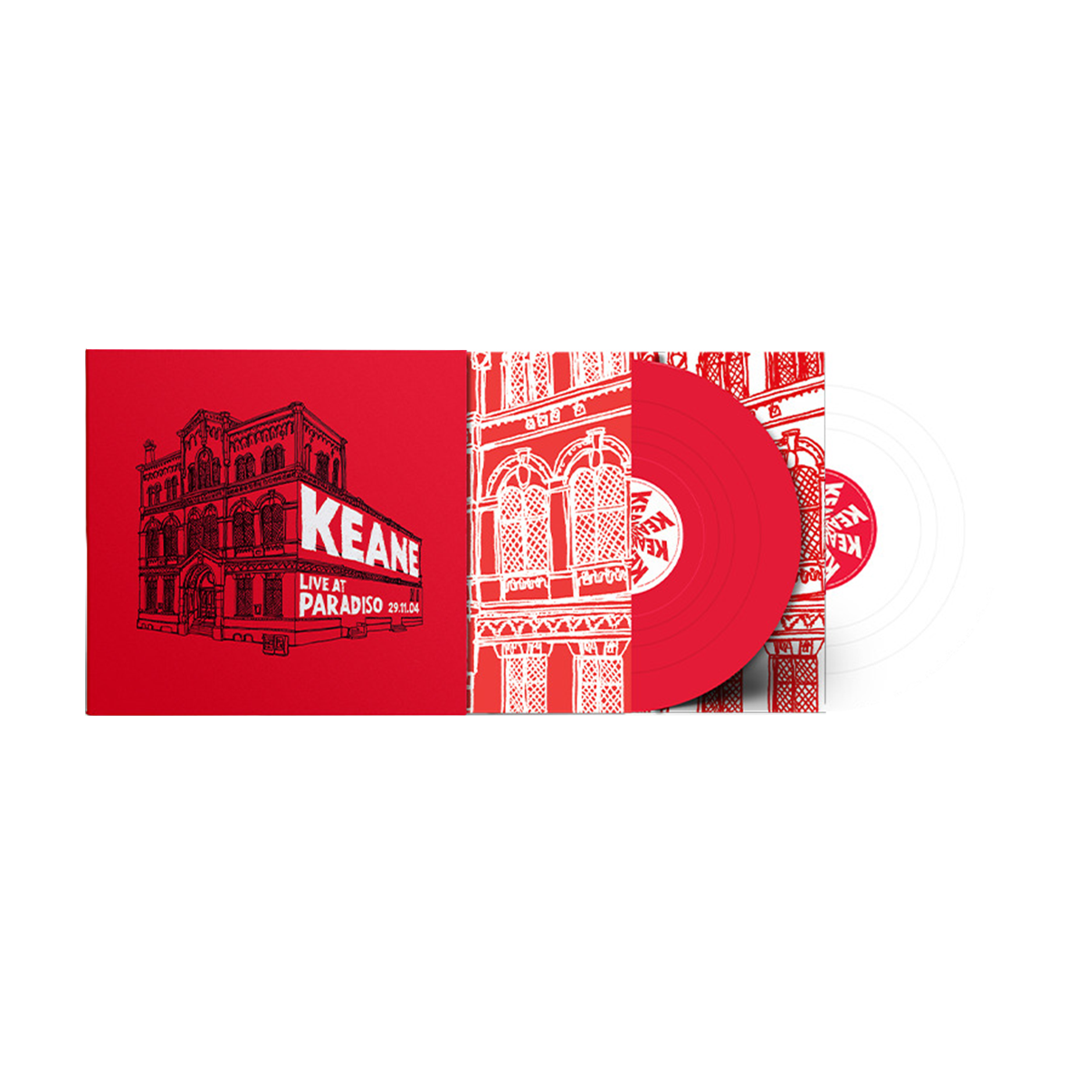 Keane - Live At Paradiso, 29.11.04: Limited Red & White Vinyl 2LP [RSD24]