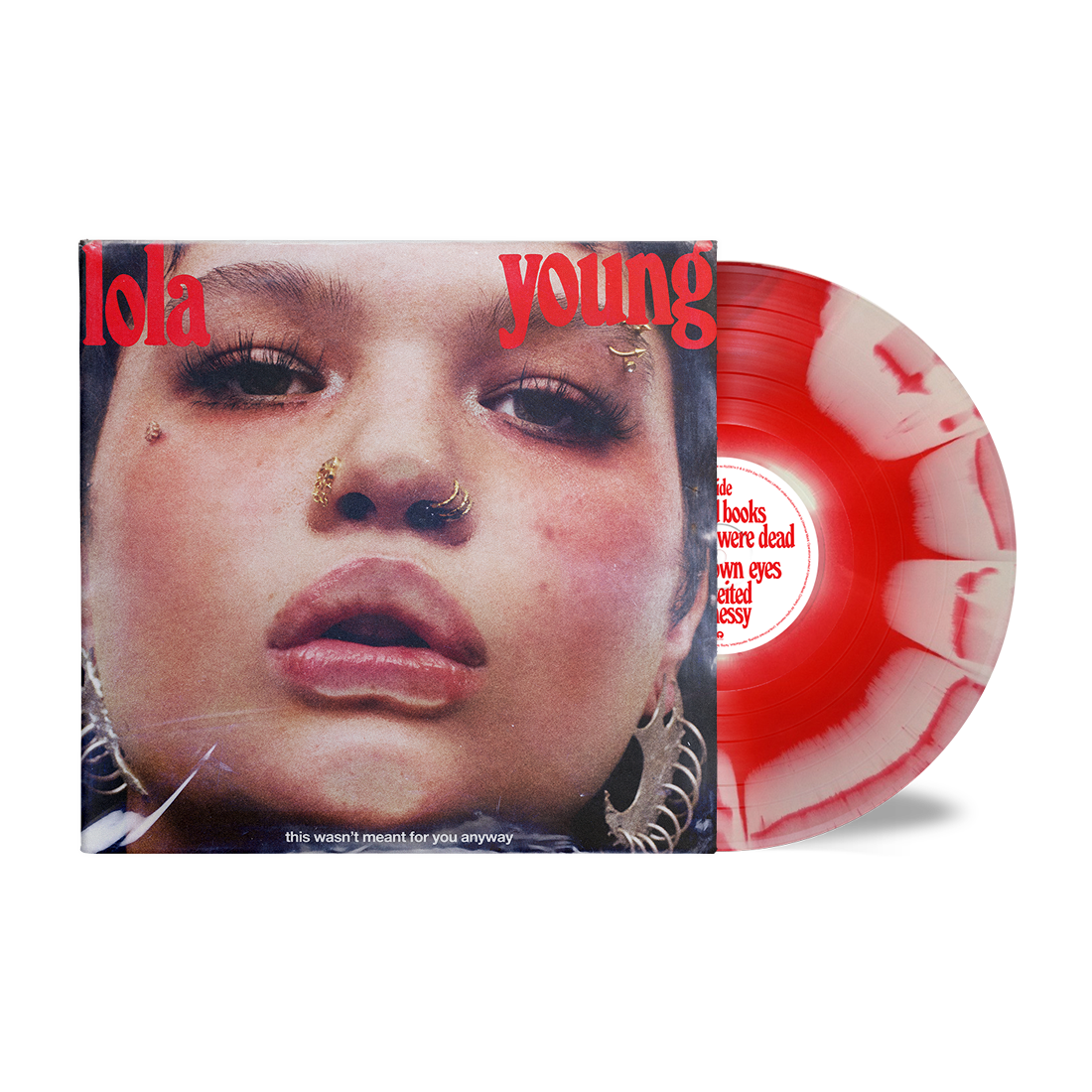 Lola Young - this wasn’t meant for you anyway: limited edition red/white sunburst vinyl