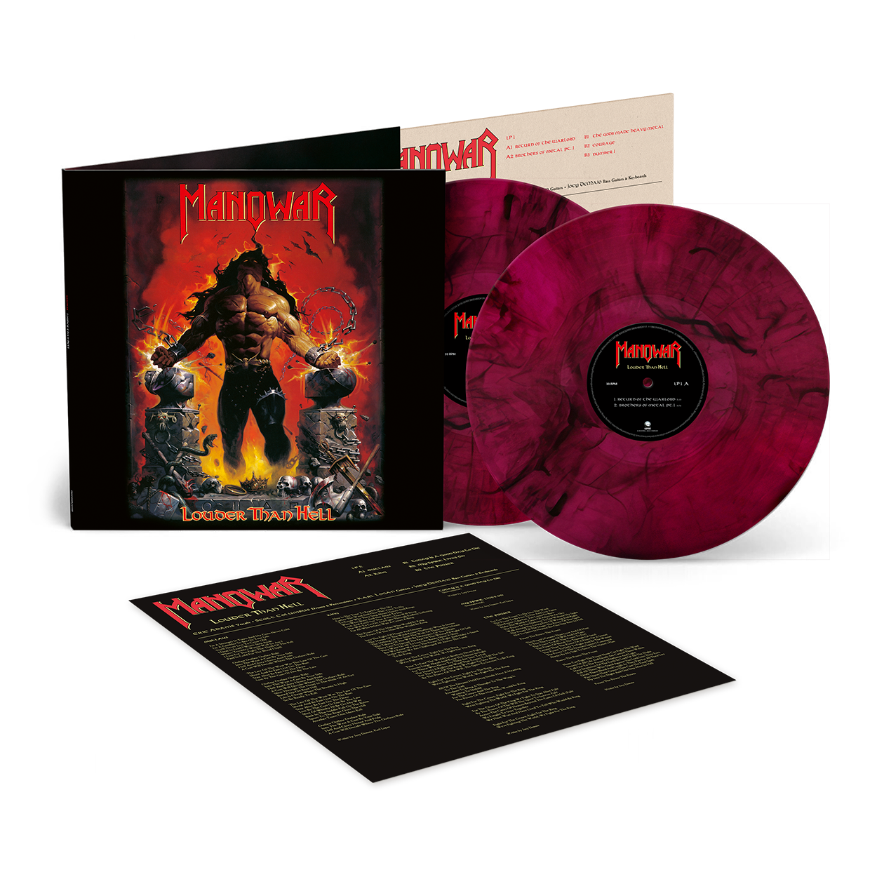 Manowar - Louder Than Hell: Colour Vinyl 2LP