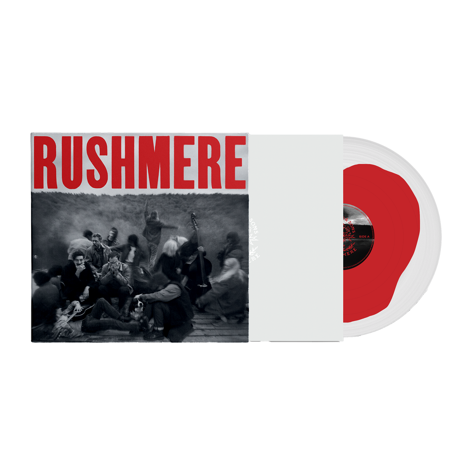 Mumford & Sons - RUSHMERE: Monochrome Red on Clear Vinyl LP