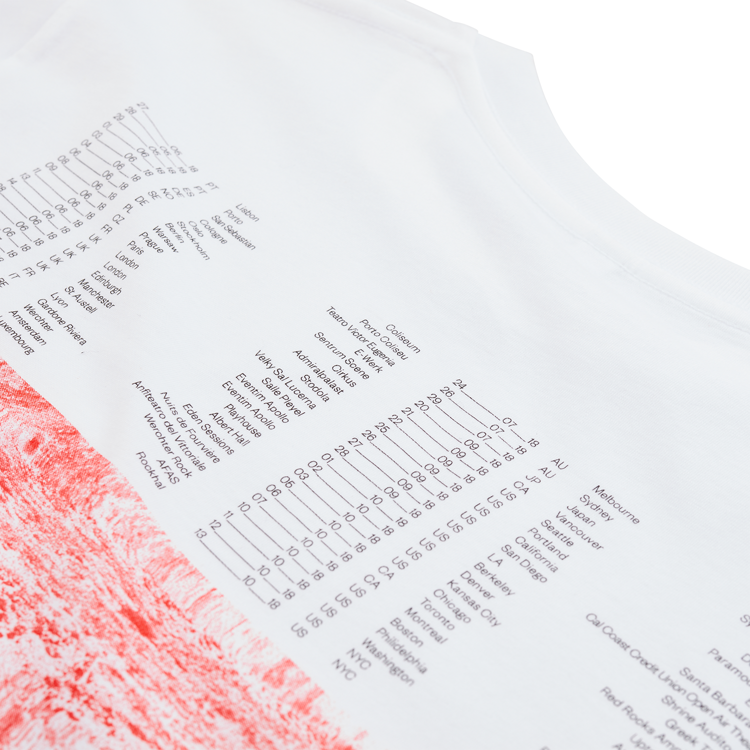 Ben Howard - Noonday Dream White Tour T-Shirt