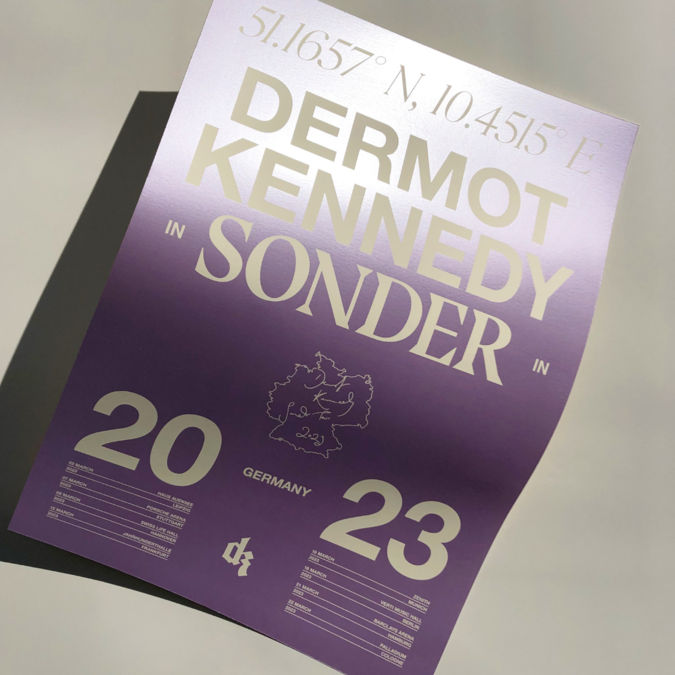 Dermot Kennedy - Sonder Tour: Germany Edition Screenprint