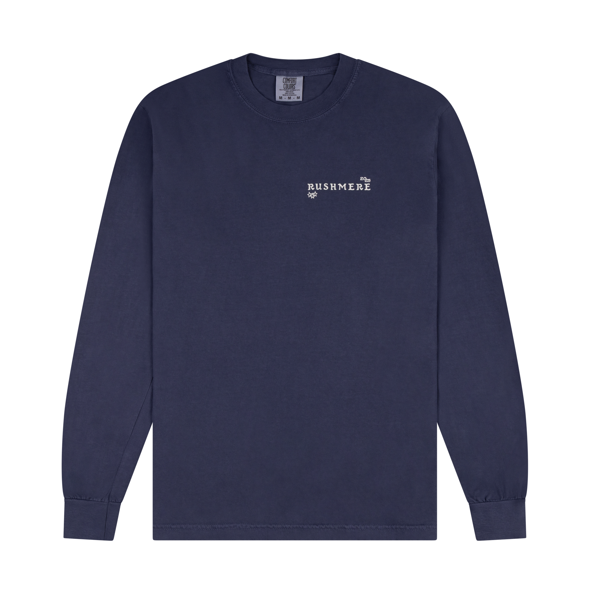 Mumford & Sons - Blue Stamp Print Long Sleeve T-Shirt