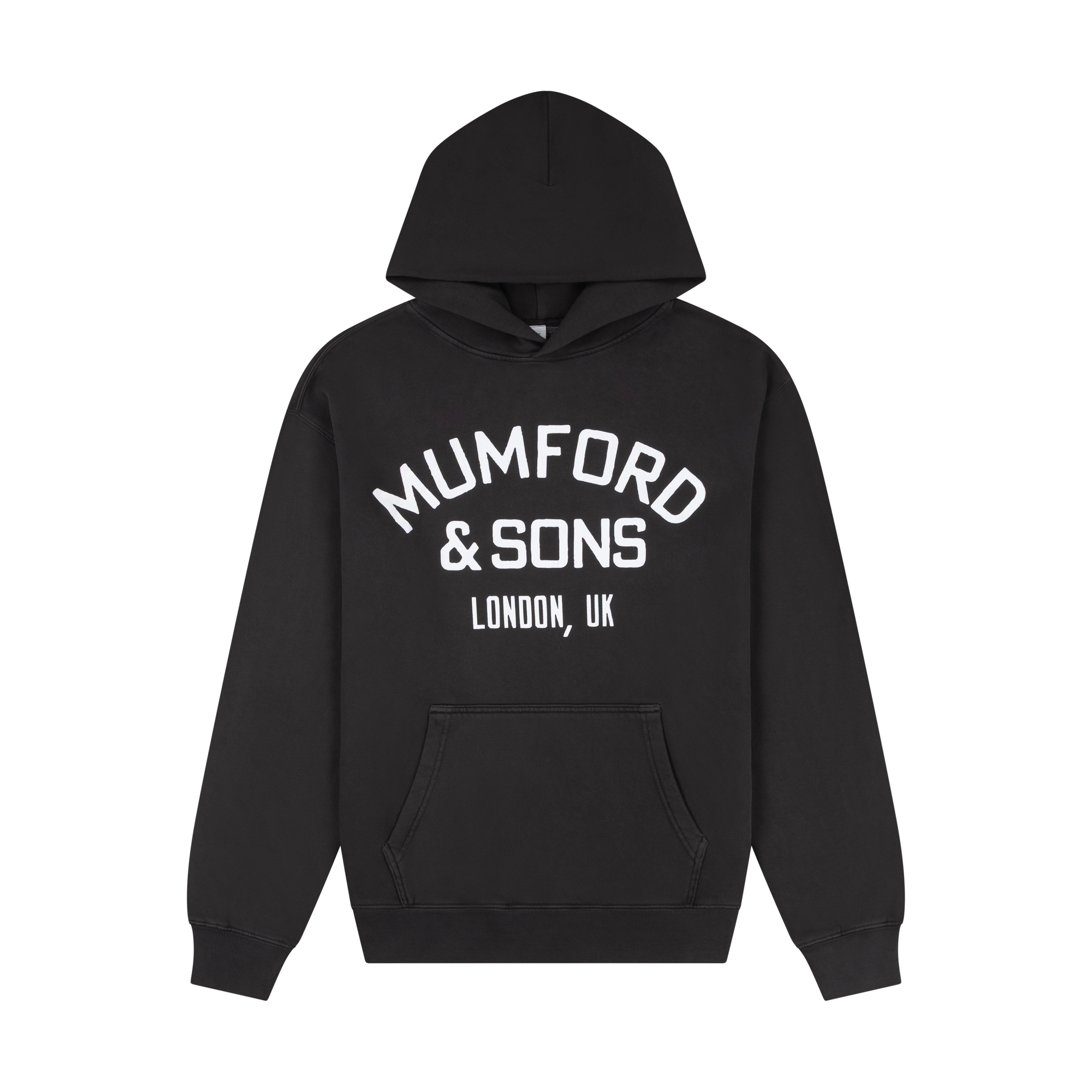 Mumford & Sons  - Black Vintage Logo Hoodie