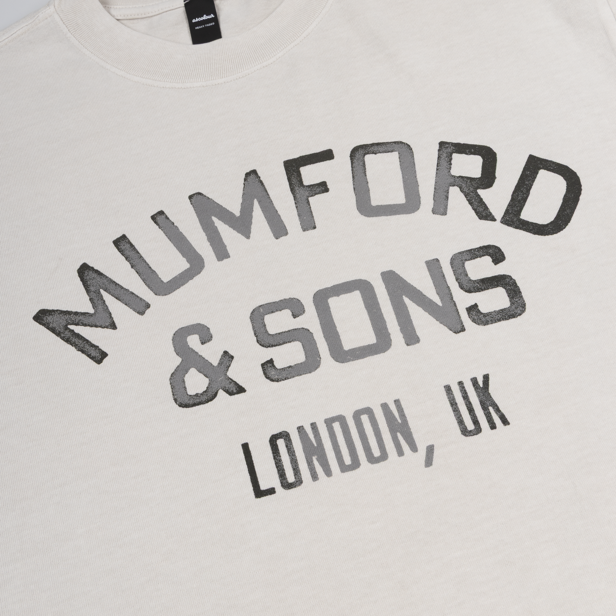 Mumford & Sons - Ivory Vintage Logo T-Shirt