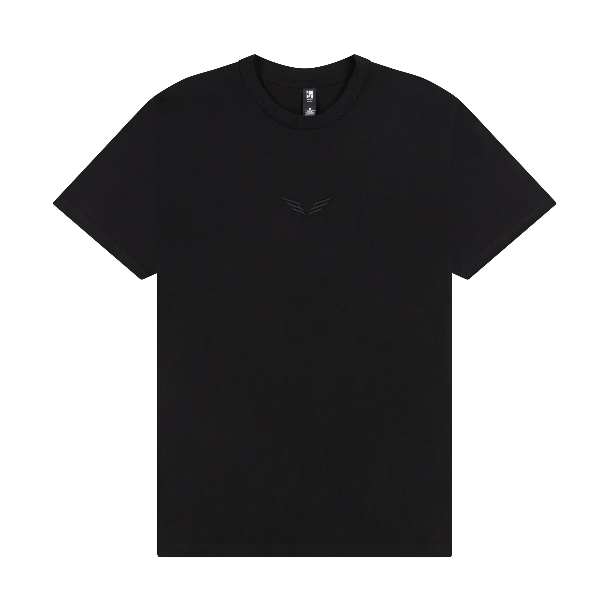 Mumford & Sons  - Black Embroidered Wings T-Shirt
