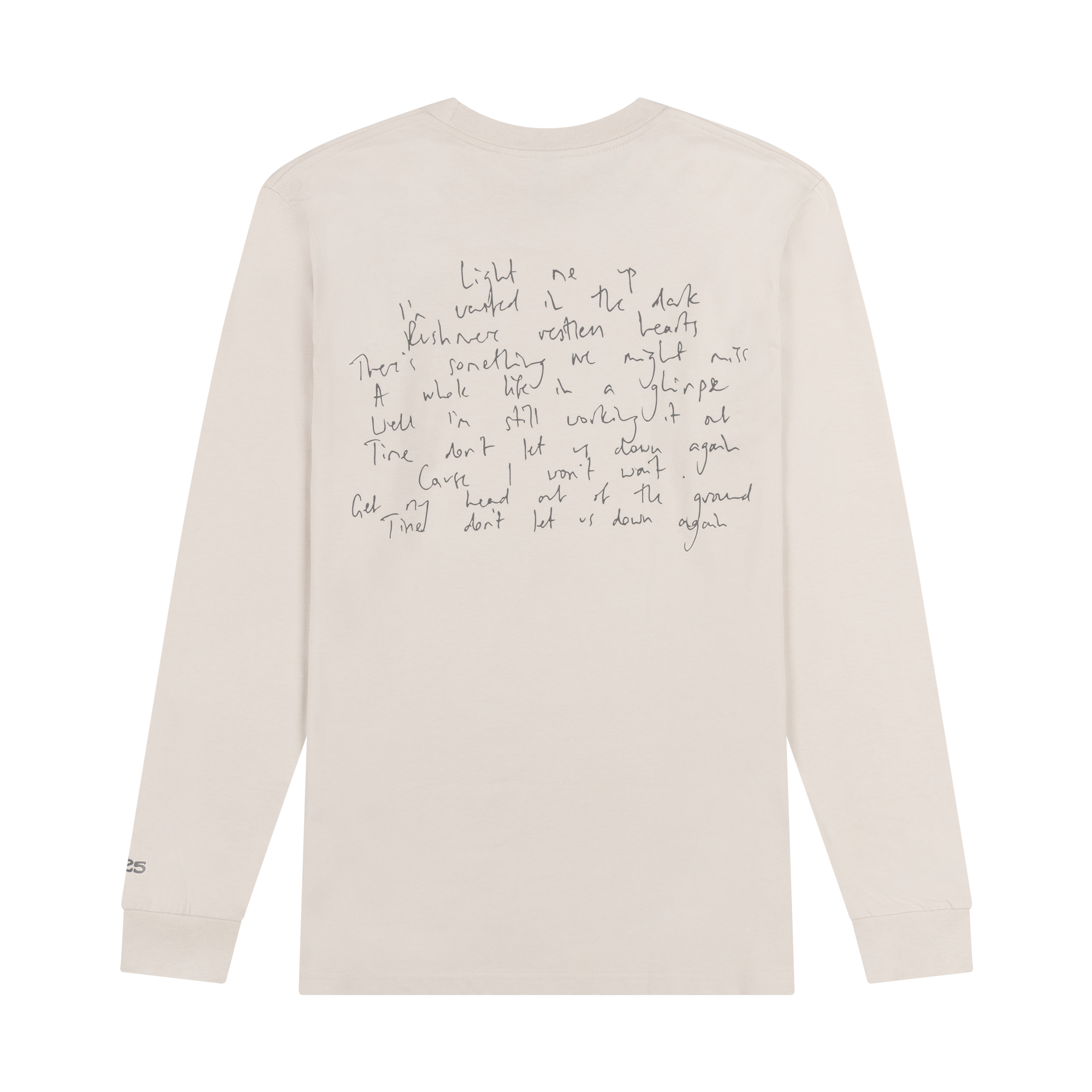 Mumford & Sons  - Bone Long Sleeve Lyric T-Shirt