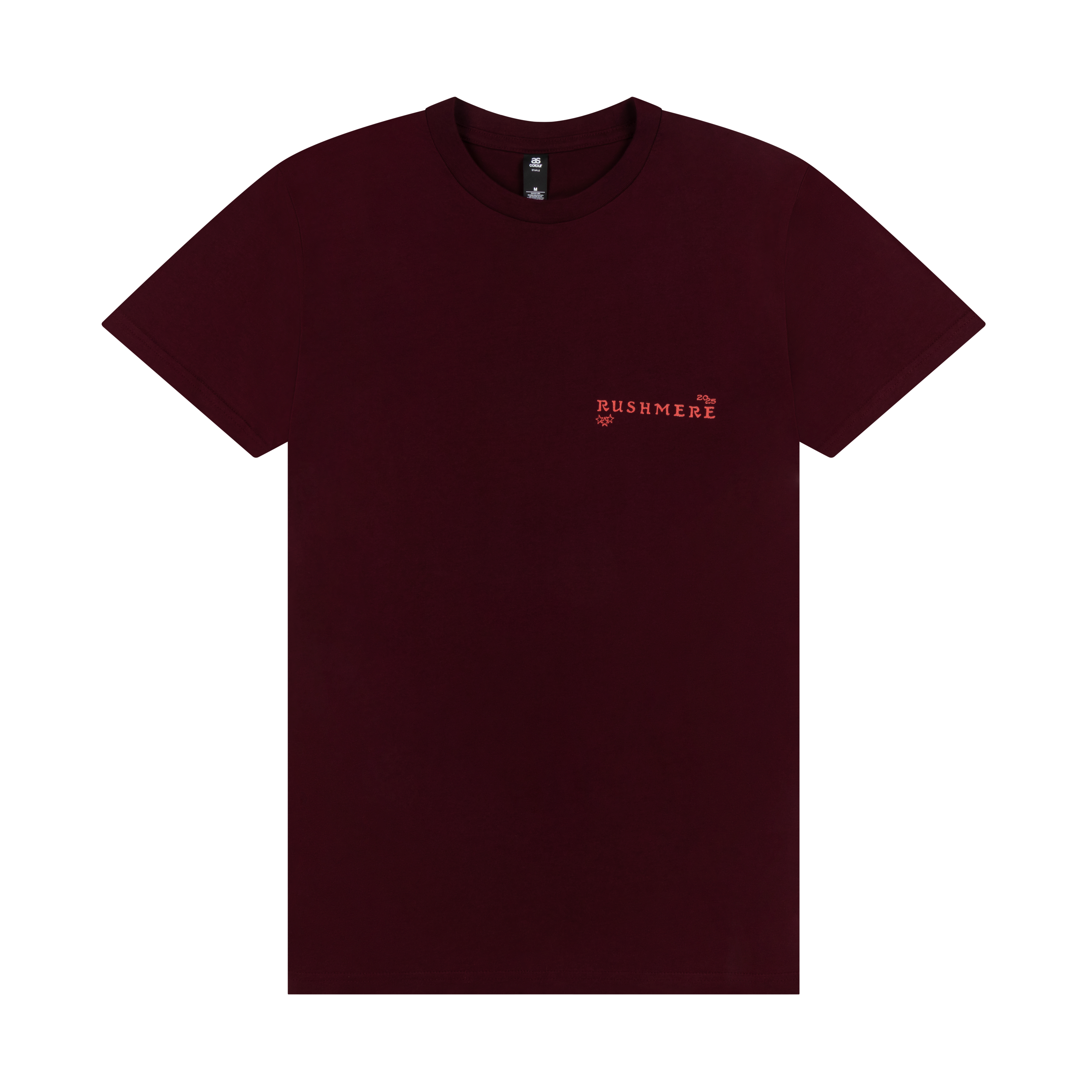 Mumford & Sons  - Maroon Stamp Print T-Shirt