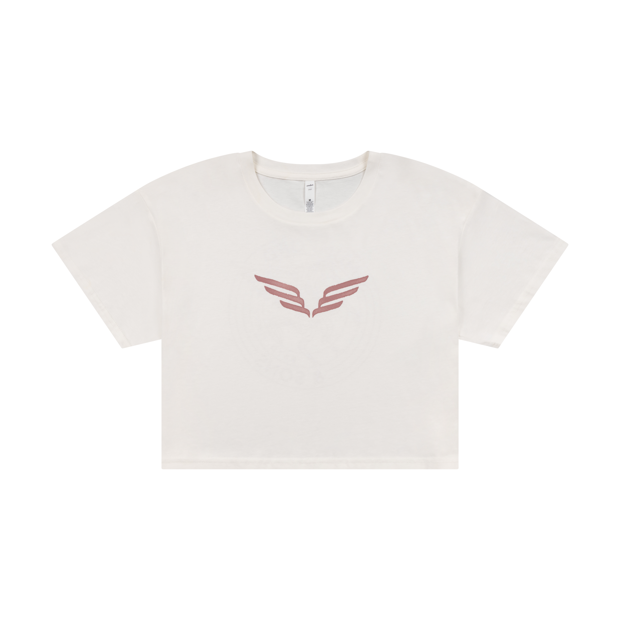 Mumford & Sons - Off-White Wings Pegasus Cropped T-Shirt