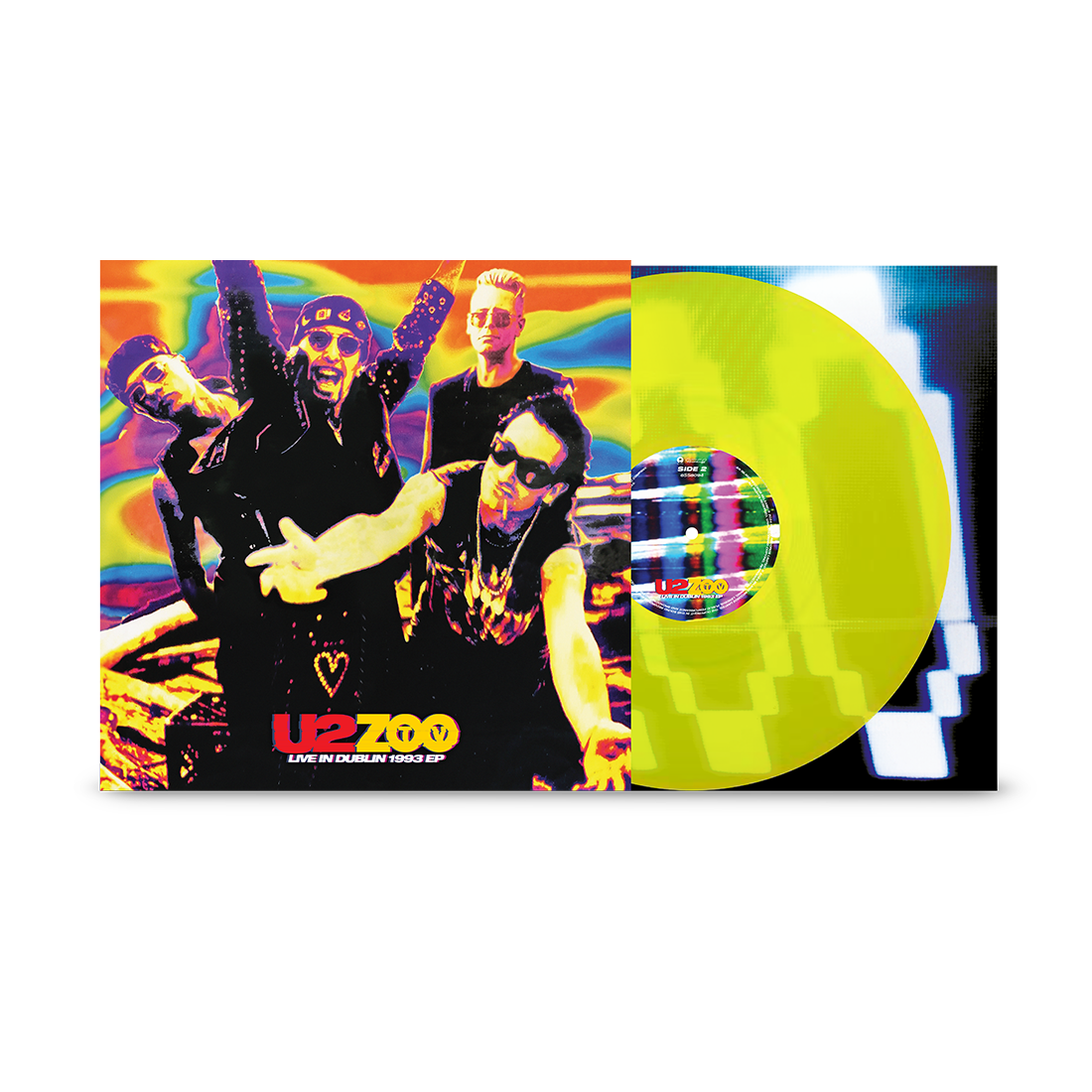 U2 - ZOO TV - Live In Dublin 1993 EP: Neon Yellow Vinyl LP