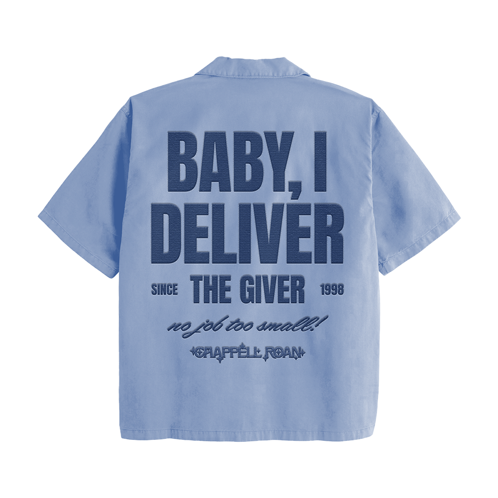 Chappell Roan - The Plumber: Light Blue Work Shirt
