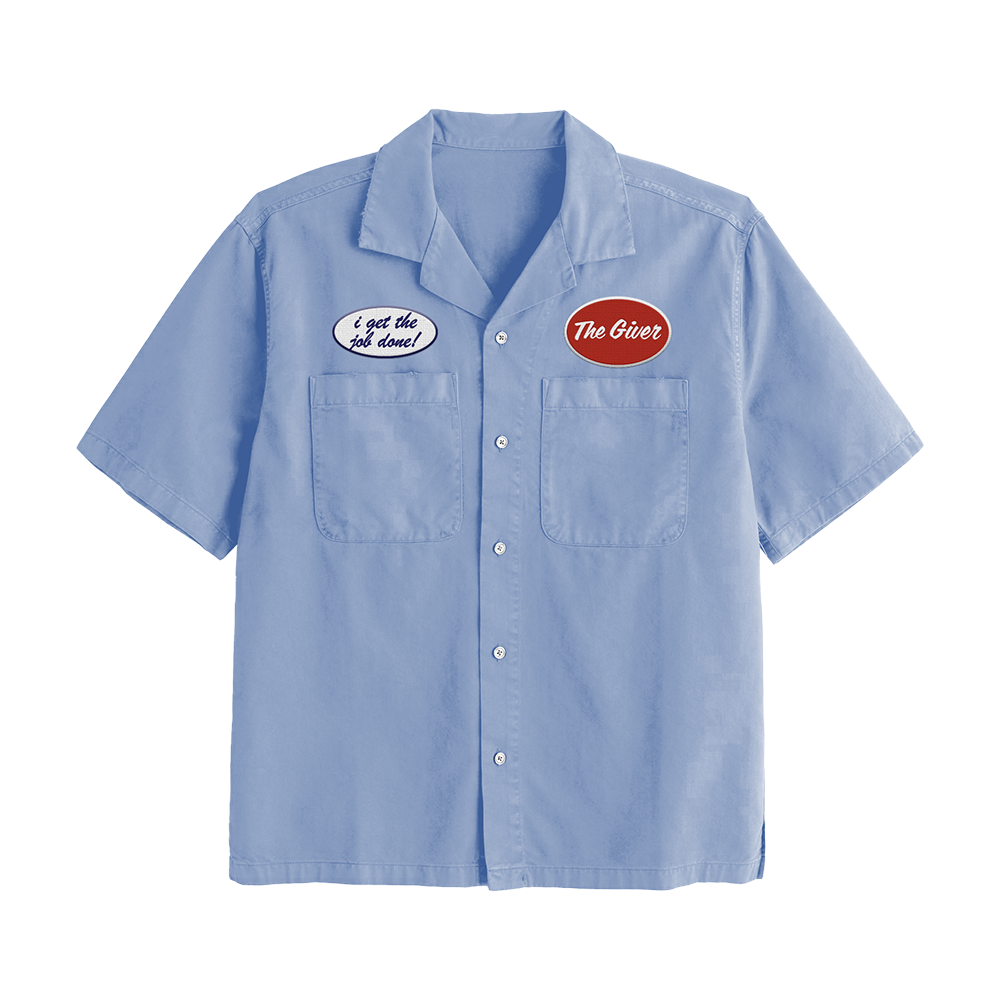 Chappell Roan - The Plumber: Light Blue Work Shirt