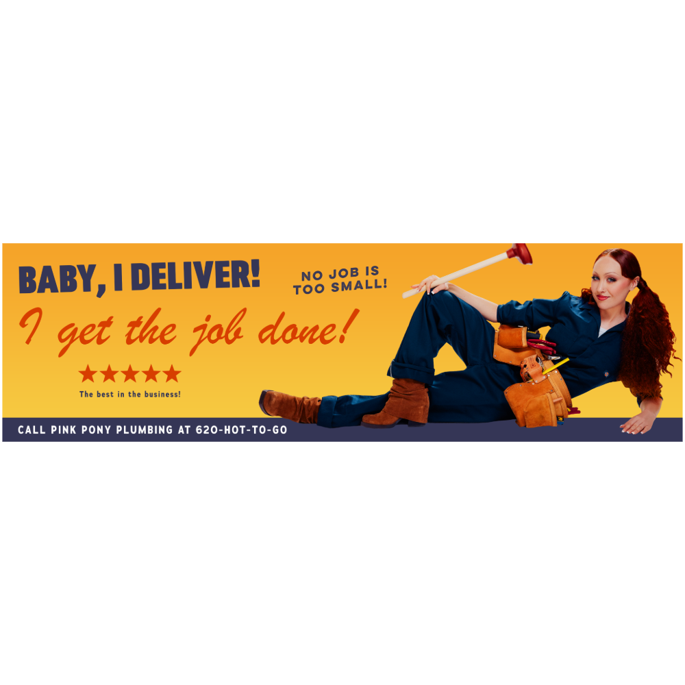 Chappell Roan - The Plumber: Baby, I Deliver Bumper Sticker