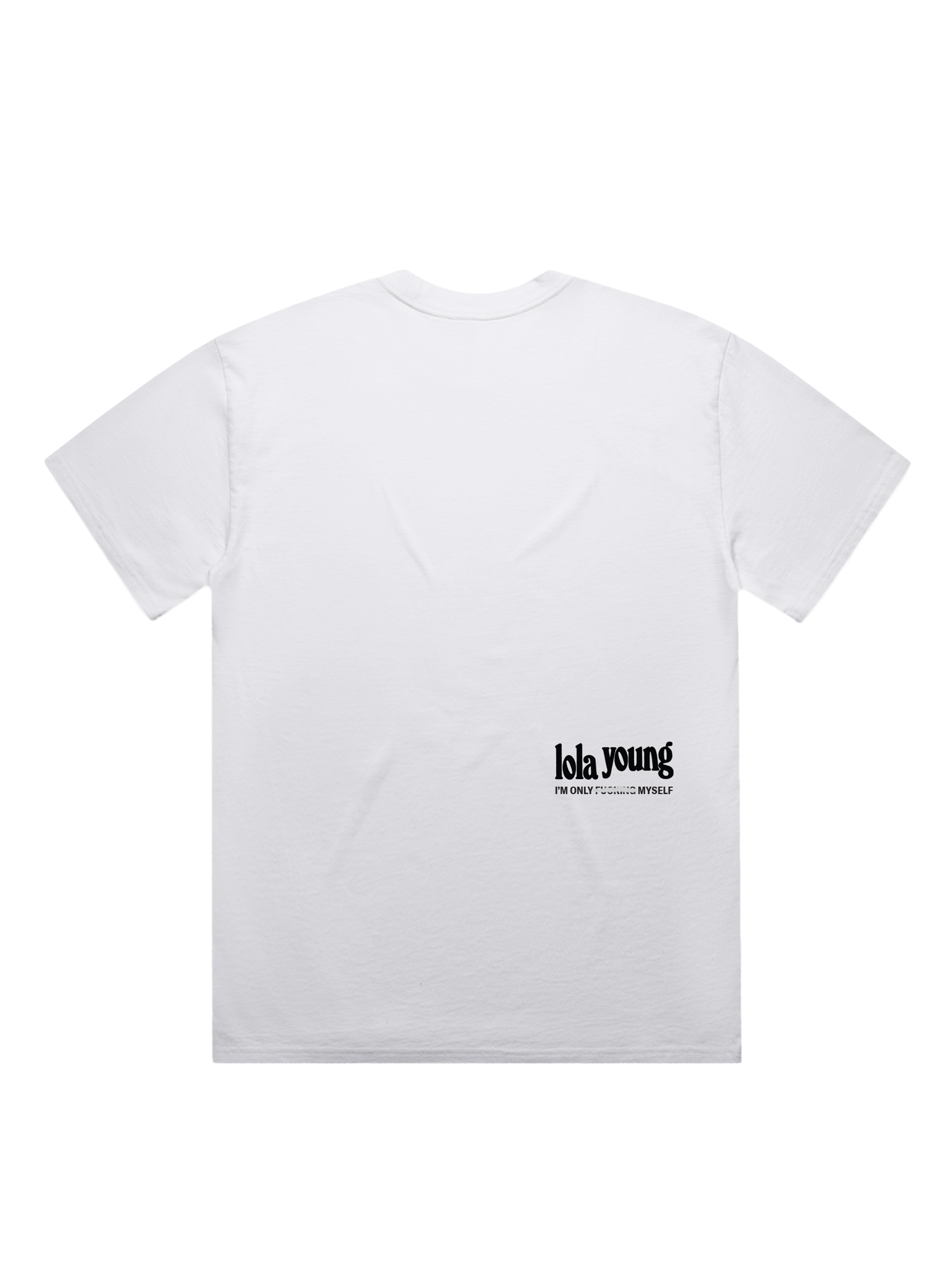 Lola Young - White Doll Print T-Shirt