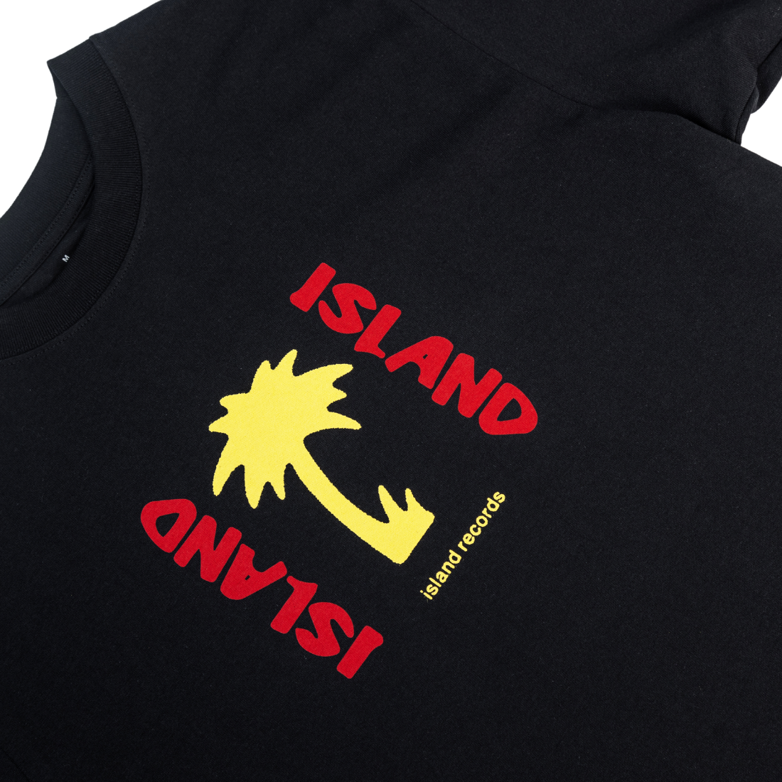 Island Records - Black Front Palm T-shirt