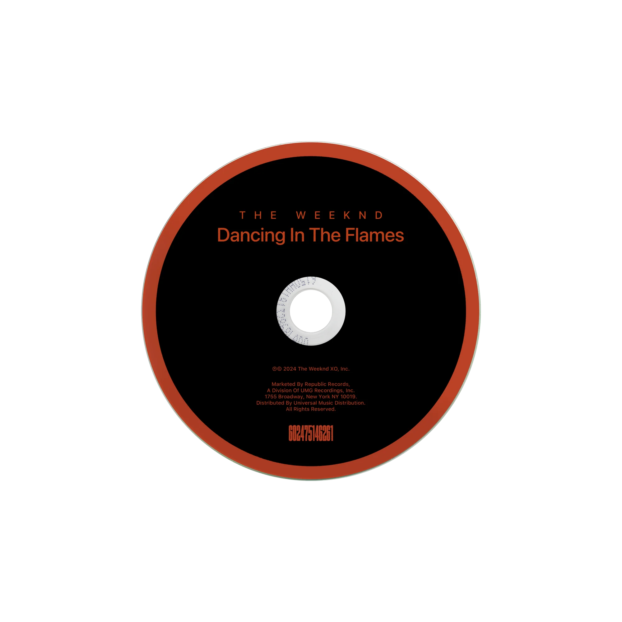 The Weeknd - Dancing In The Flames CD Single