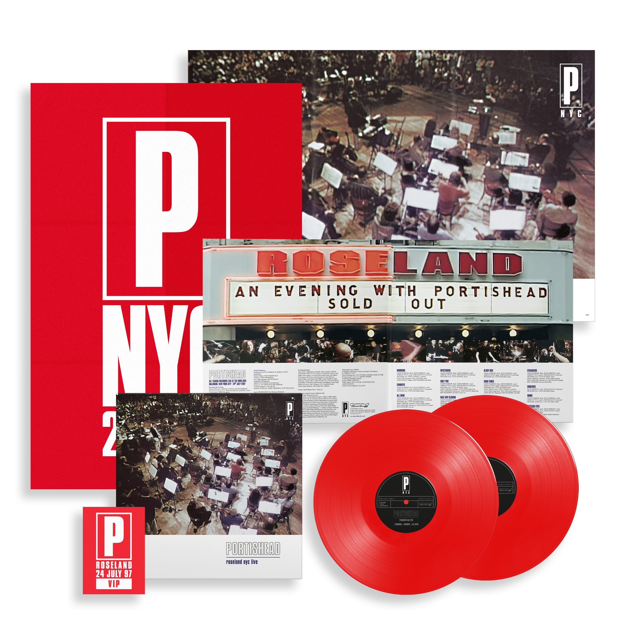 Portishead - Roseland NYC Live (25th Anniversary Edition): Red Vinyl 2LP