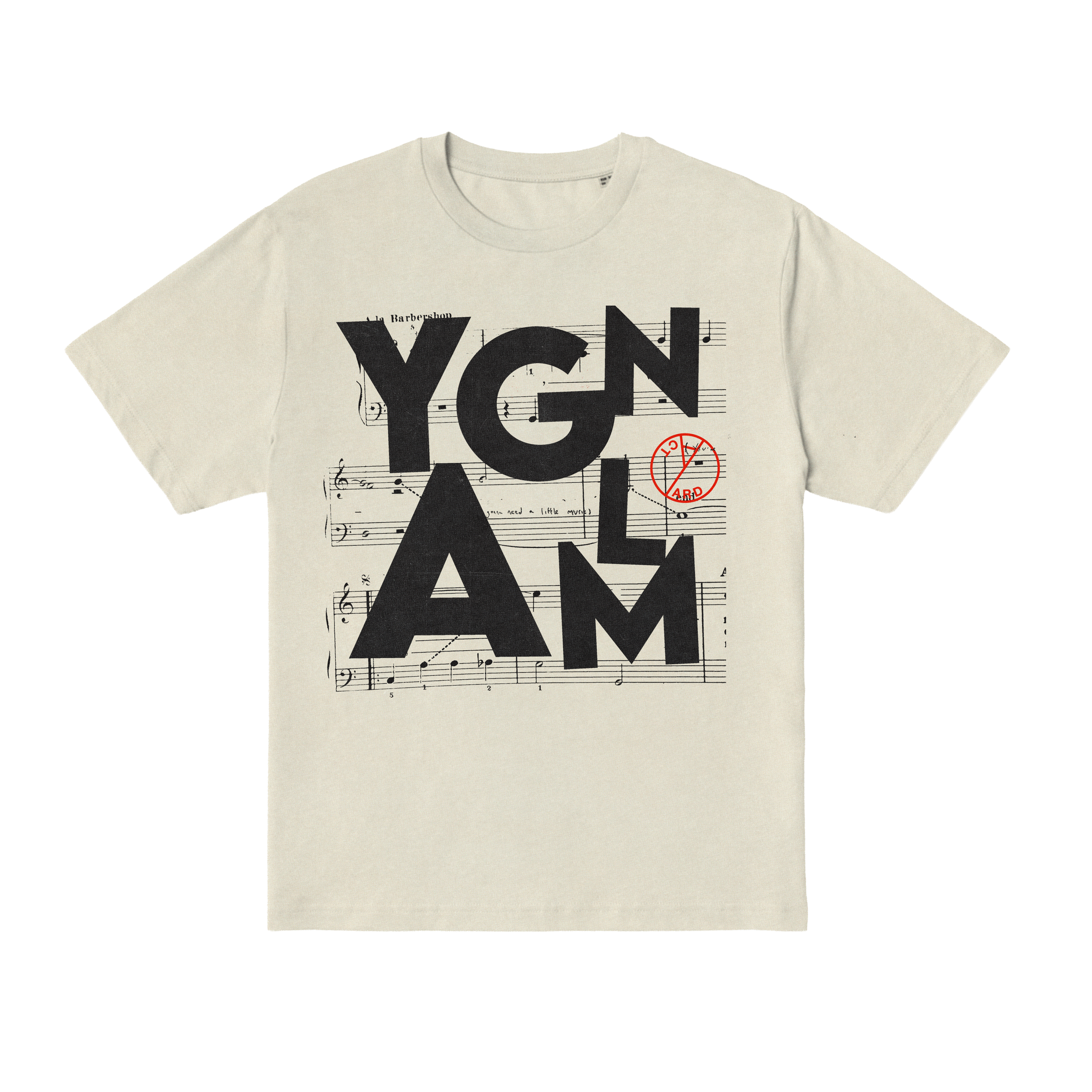 Yard Act - YGNALM Off-White T-Shirt