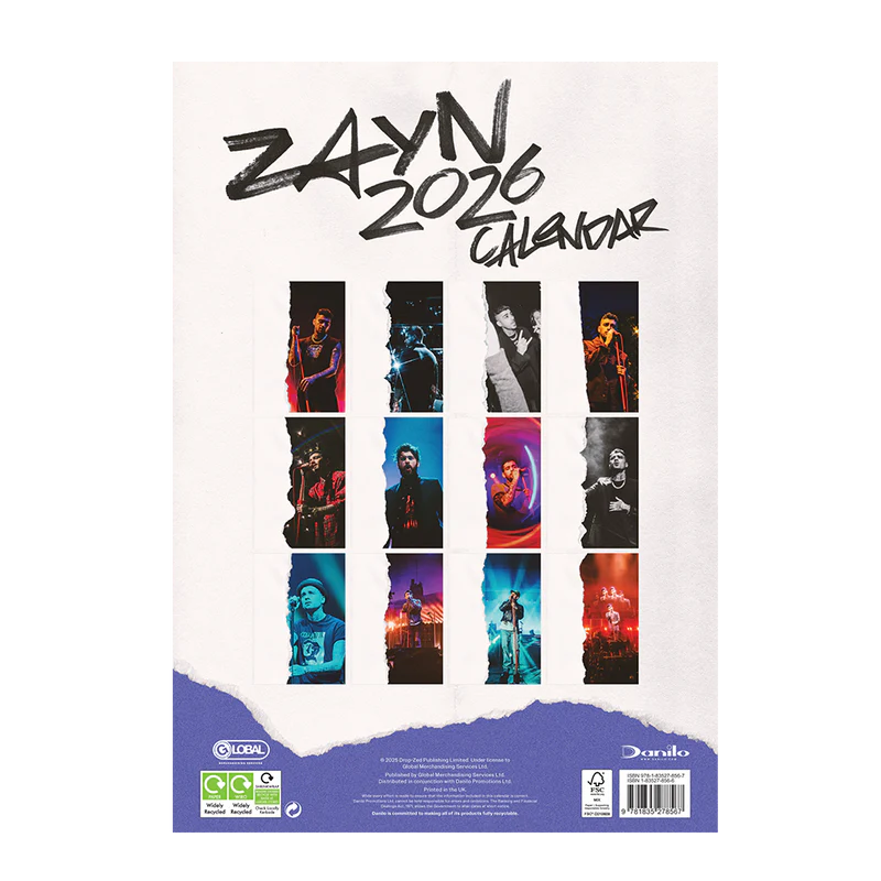 Zayn - ZAYN 2026 A3 CALENDAR