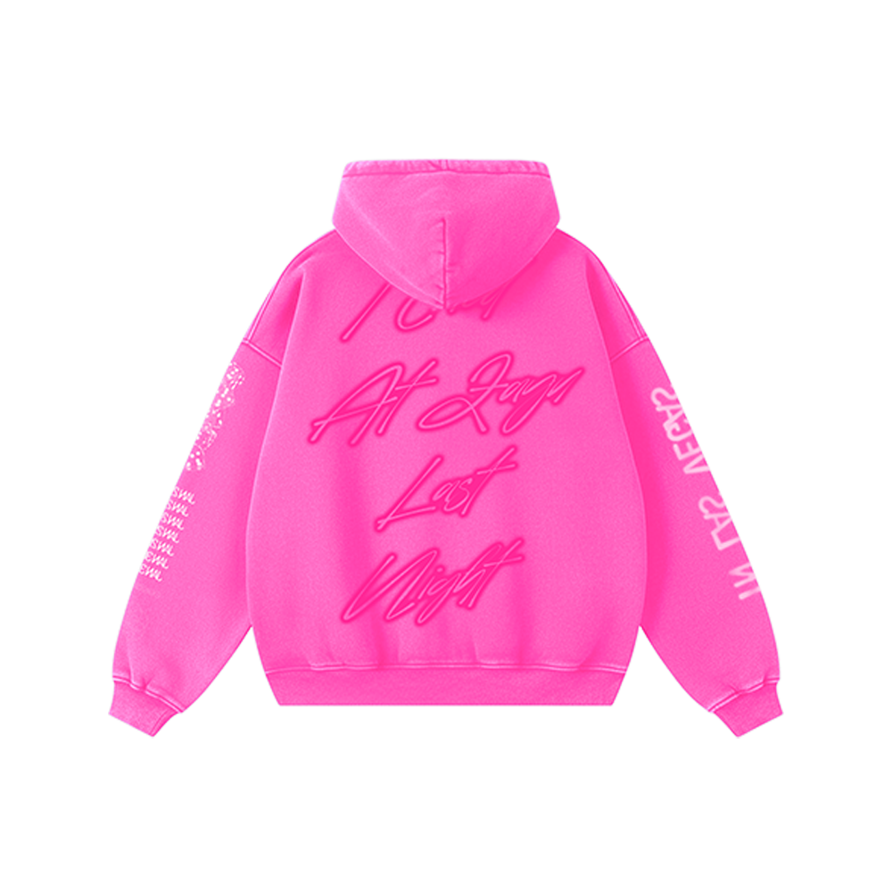 Zayn - ZAYN AIRBRUSH PINK LAS VEGAS HOODIE